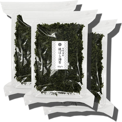 マルサンのり　焼きばらのり　有明海産　180グラム（60g入×3袋）【大容量・業務用】