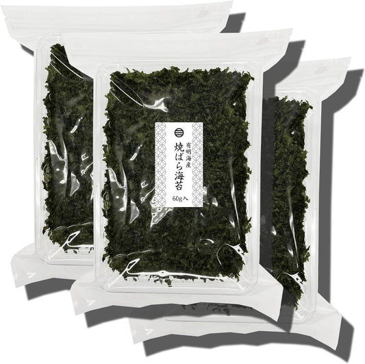 マルサンのり　焼きばらのり　有明海産　180グラム（60g入×3袋）【大容量・業務用】