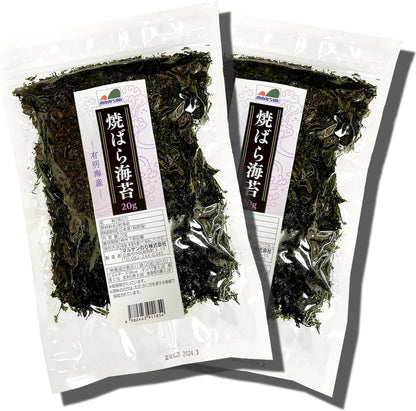 【送料無料】焼きばらのり　有明海産　４０グラム（20ｇ入×2袋）【メール便】
