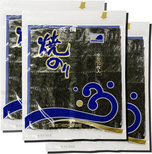 【有明海産】焼のり　全型30枚（10枚入×３袋）【送料無料】