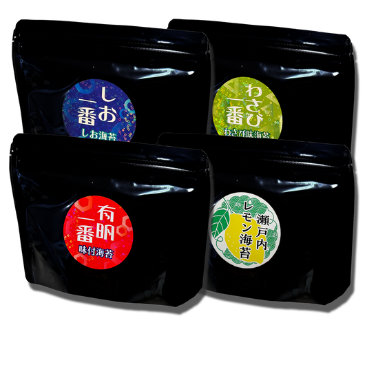 味付け海苔アルミスタンドパック４種類お試しセット
