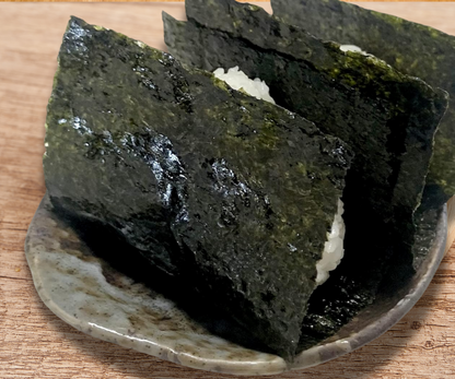 【送料無料】味付おむすびのり　半切２０枚入×２袋 （全型2０枚分）【メール便・ポスト投函】